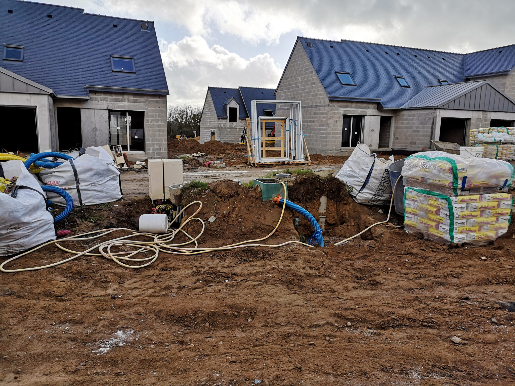 Raccordement Au Réseau Le Menn Tp Terrassement Assainissement